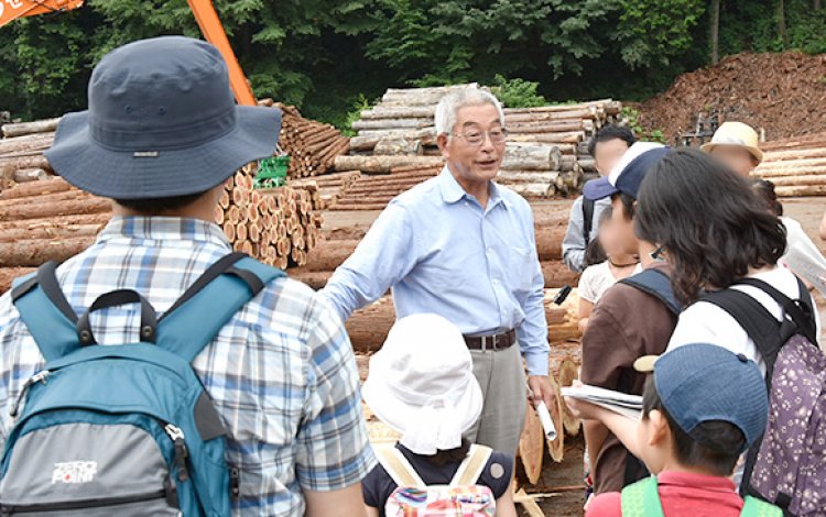 原木市場や製材所　木が丸太になり、家になるまで